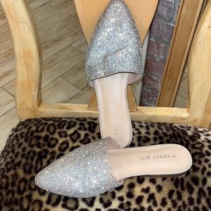 Madden girl sparkling flats size 7M